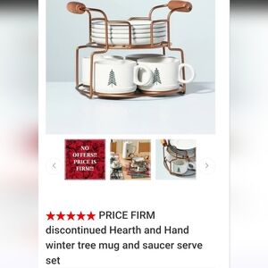 Hearth & Hand White and Green Mug Set